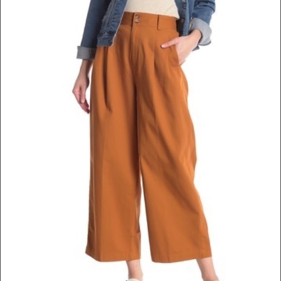 Madewell Pleated Wide Leg Pants G7642 